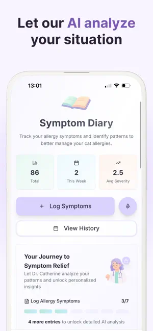Cat Allergy Buddy: AI Tracker screenshot 3