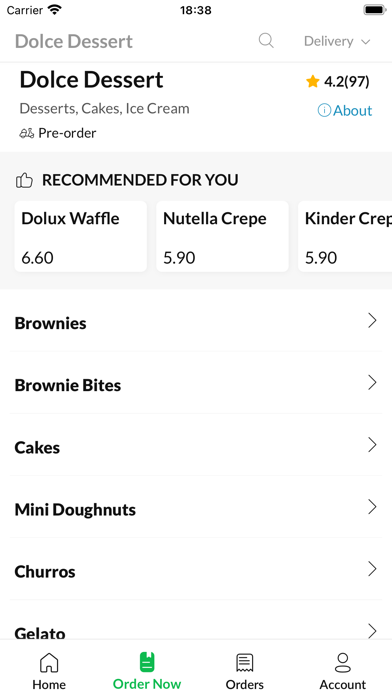 Dolce Dessert Screenshot