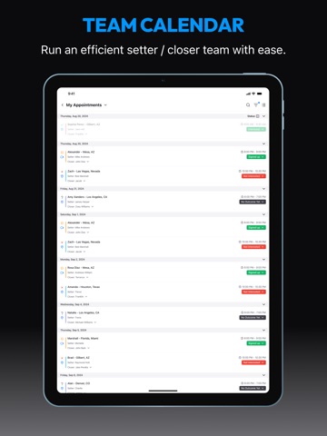 RepCard - Field Sales Platform iPad screenshot