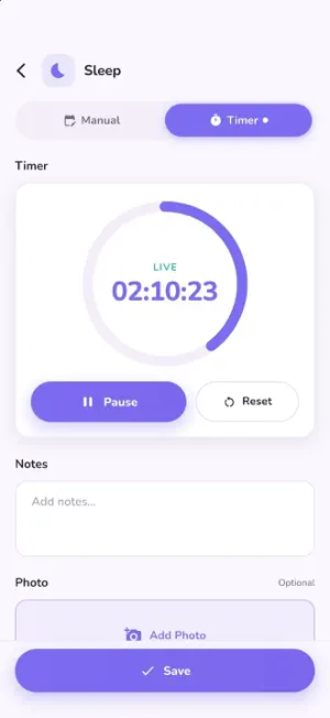 BabyLog: Baby Tracker & Diary screenshot 2