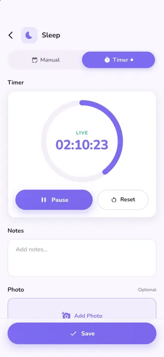 BabyLog: Baby Tracker & Diary screenshot 2