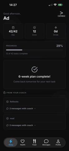 CAPABLE COACHING screenshot