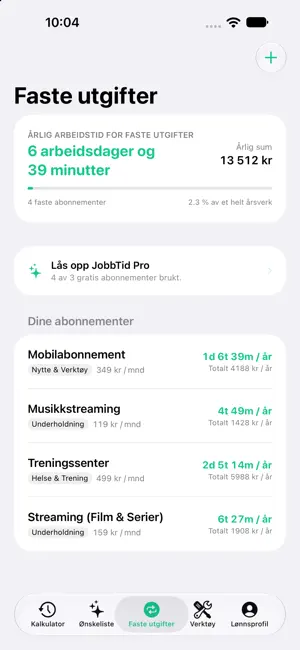 Cost in Time: Price to Hours screenshot 3