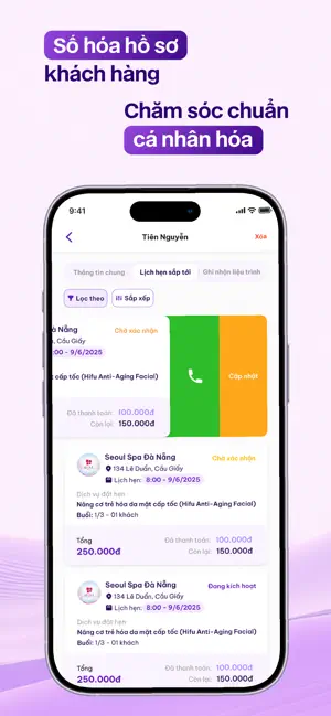 Ohbeauti Pro - Quản lý spa screenshot 3