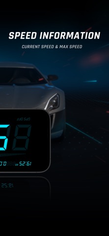 HUD Speedometer Speed Monitor iPhone screenshot