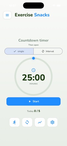 Exercise Snacks Daily Screenshot 1 of 10