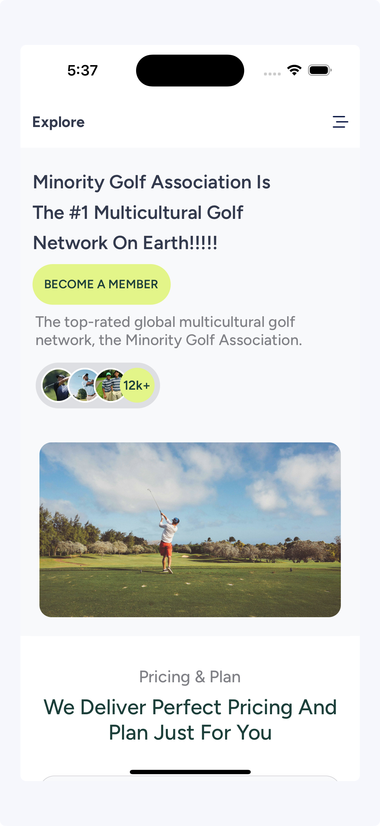 MINORITY GOLF ASSOCIATION screenshot 3