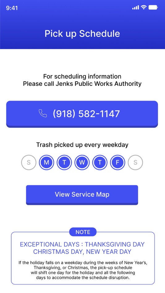 #6. Glenpool Trash & Recycling (iOS) By: American Waste Control