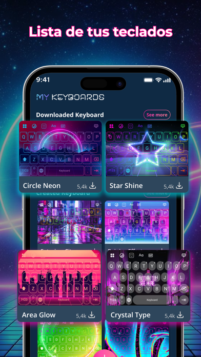 Teclado LED - Teclado Fuentes screenshot 5