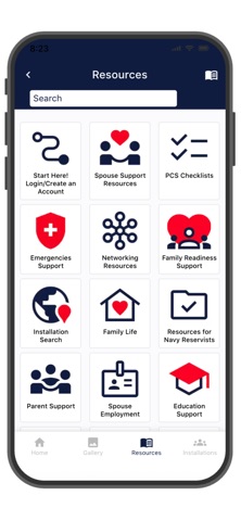MyNavy Family 3.0 iPhone screenshot