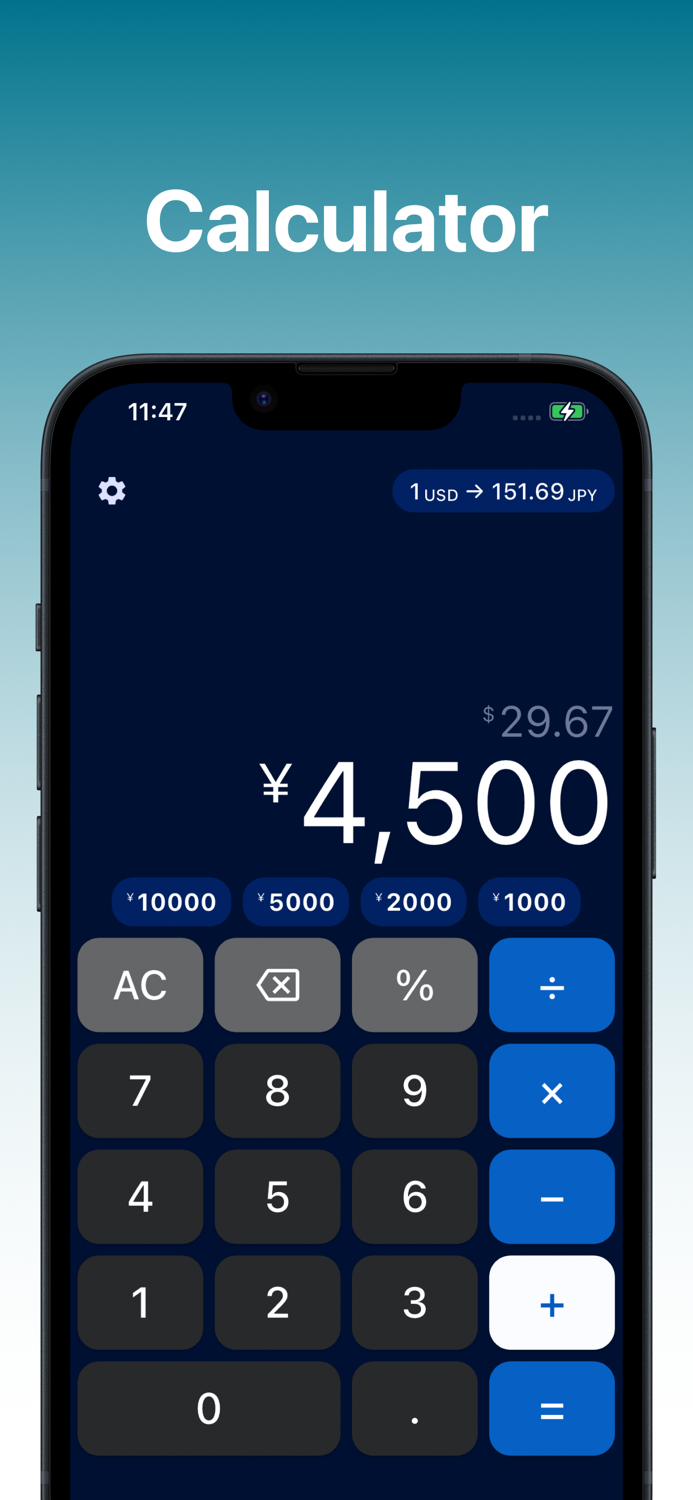 Trip Currency Calculator
