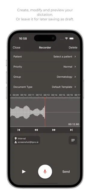 BH Dictate screenshot 2