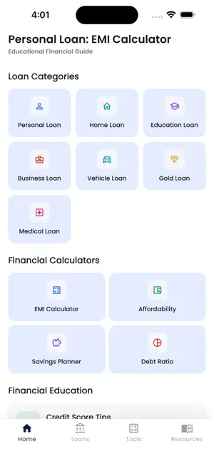 Personal Loan: EMI Calculator screenshot 1