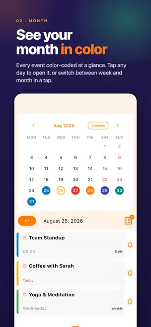Mega Calendar screenshot 2