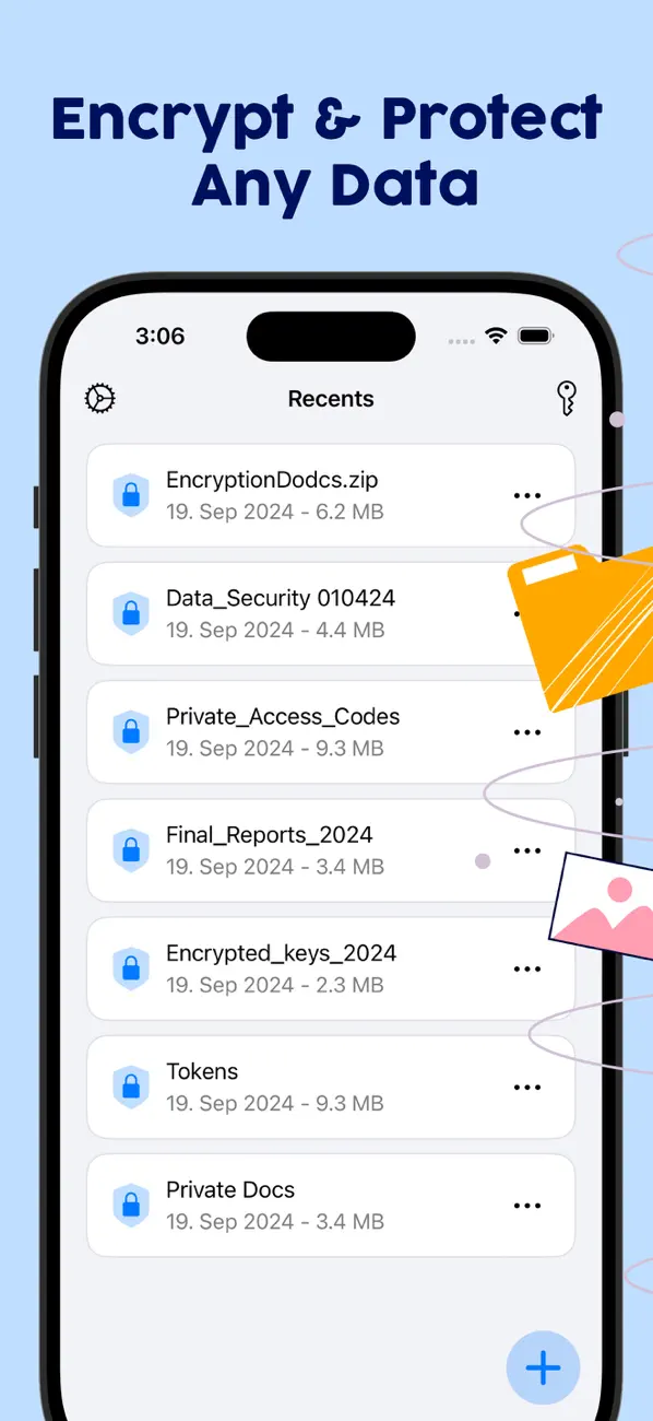 #1. Encryptor - Secure Your Files (iOS) بواسطة: Samira Sadeghi