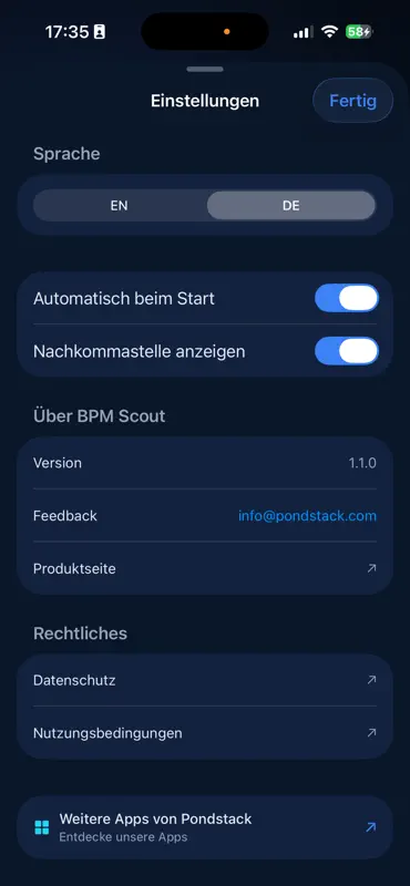 BPM Scout screenshot 3 of 3