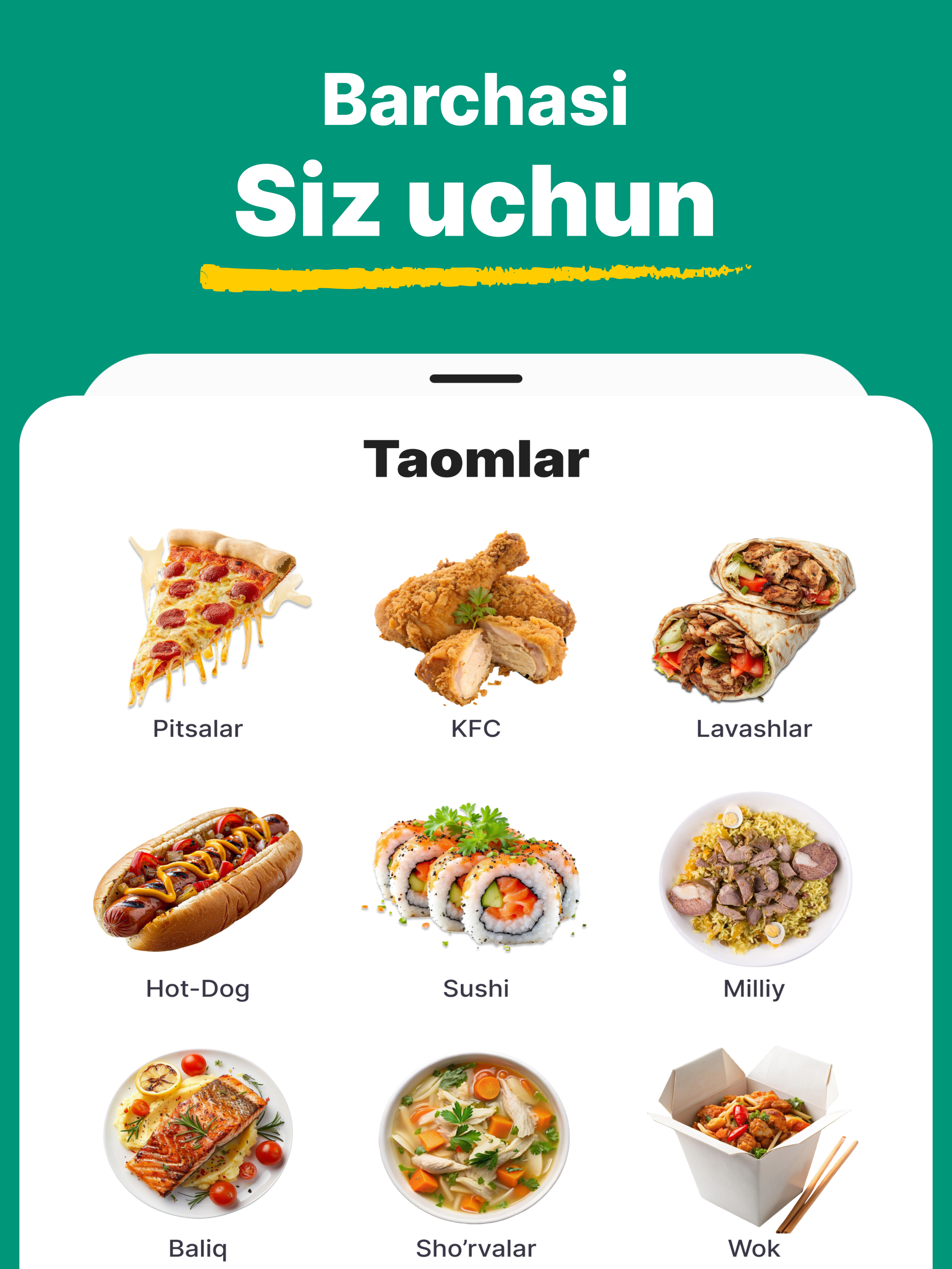 Tochka Eats: Taom yetkazish