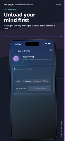 Orion: ADHD Companion Screenshot 1 of 8