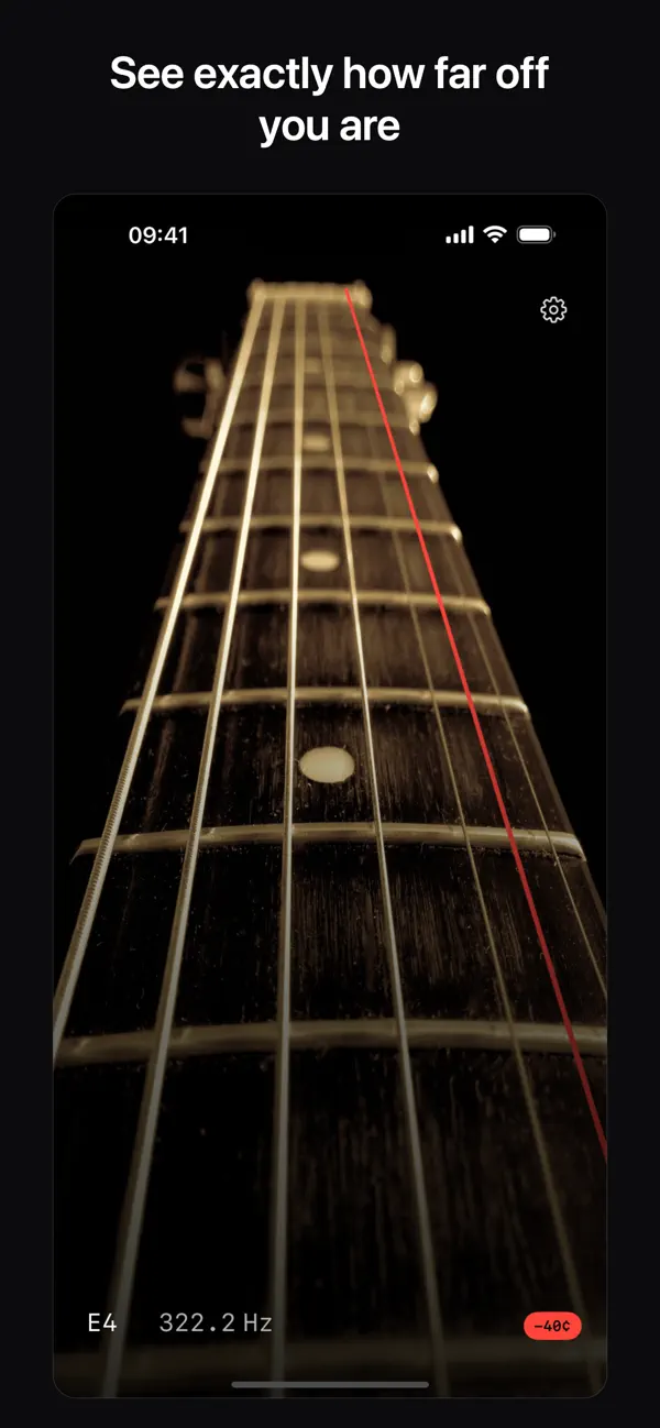 Screenshot #2 pour Standard Guitar Tuner