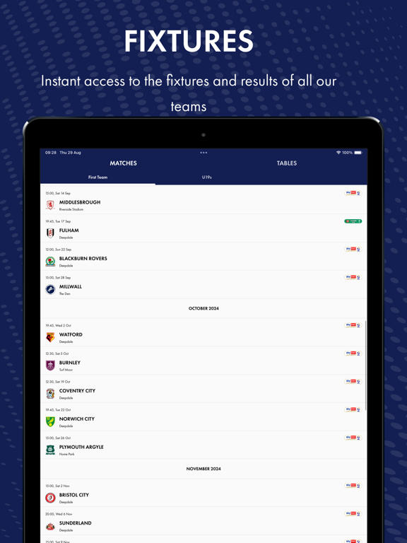 Preston North End FC iPad screenshot 5 - Sports app