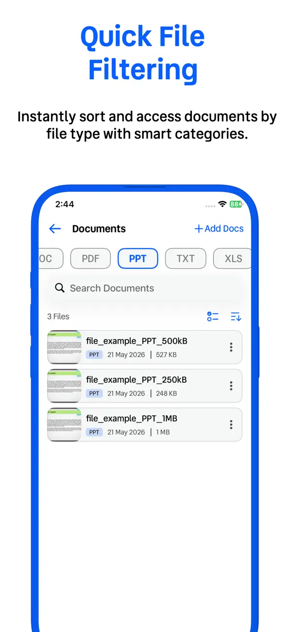 Screenshot #3 pour Files - Documents Manager