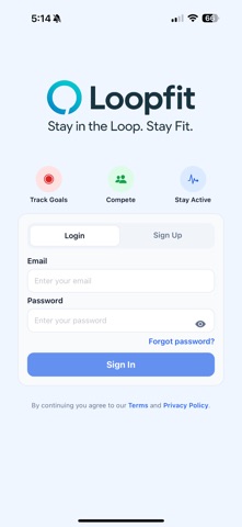 LoopFit screenshot