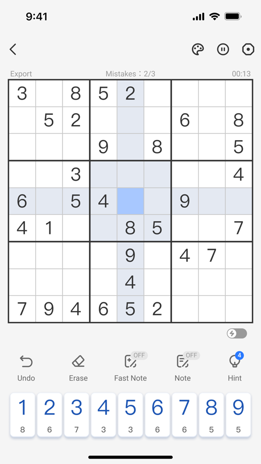 #4. Sudoku : Daily Fun Puzzle Game (iOS) By: 闻暄 王