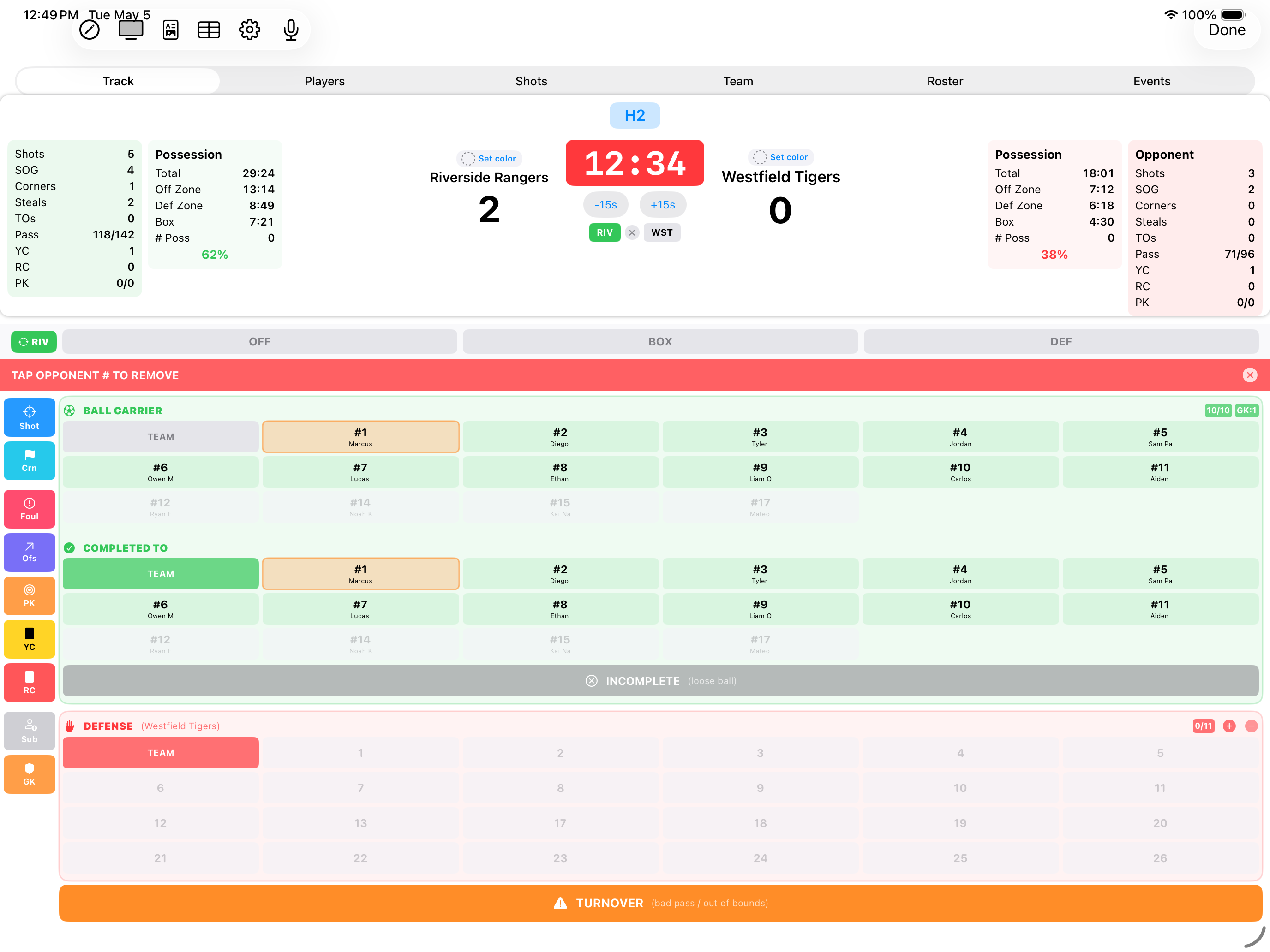 Soccer Stats by InGameInsights