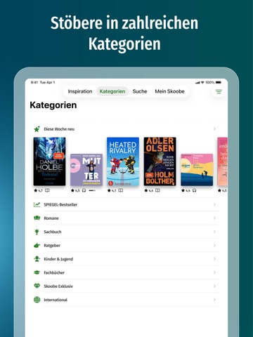 Skoobe: eBooks und Hörbücher iPad screenshot 7