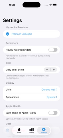 HydroLite screenshot