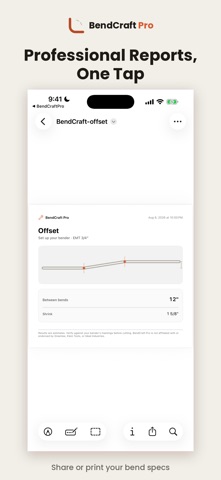 BendCraft Pro: Conduit Bender iPhone screenshot