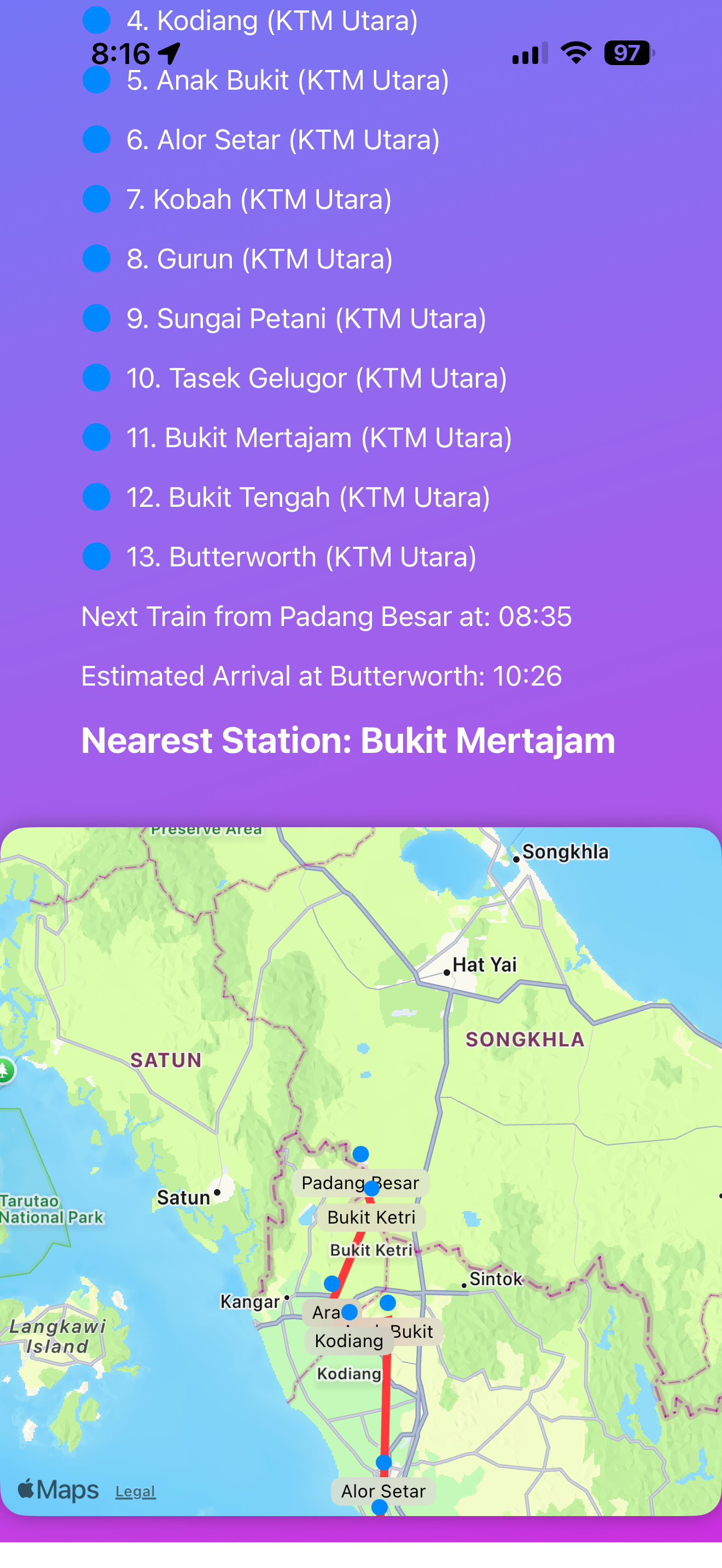 EGK NorthKTM Map