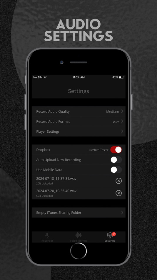 #9. Voice Recorder - Record & Edit (iOS) 由: LiveBird Tech Inc