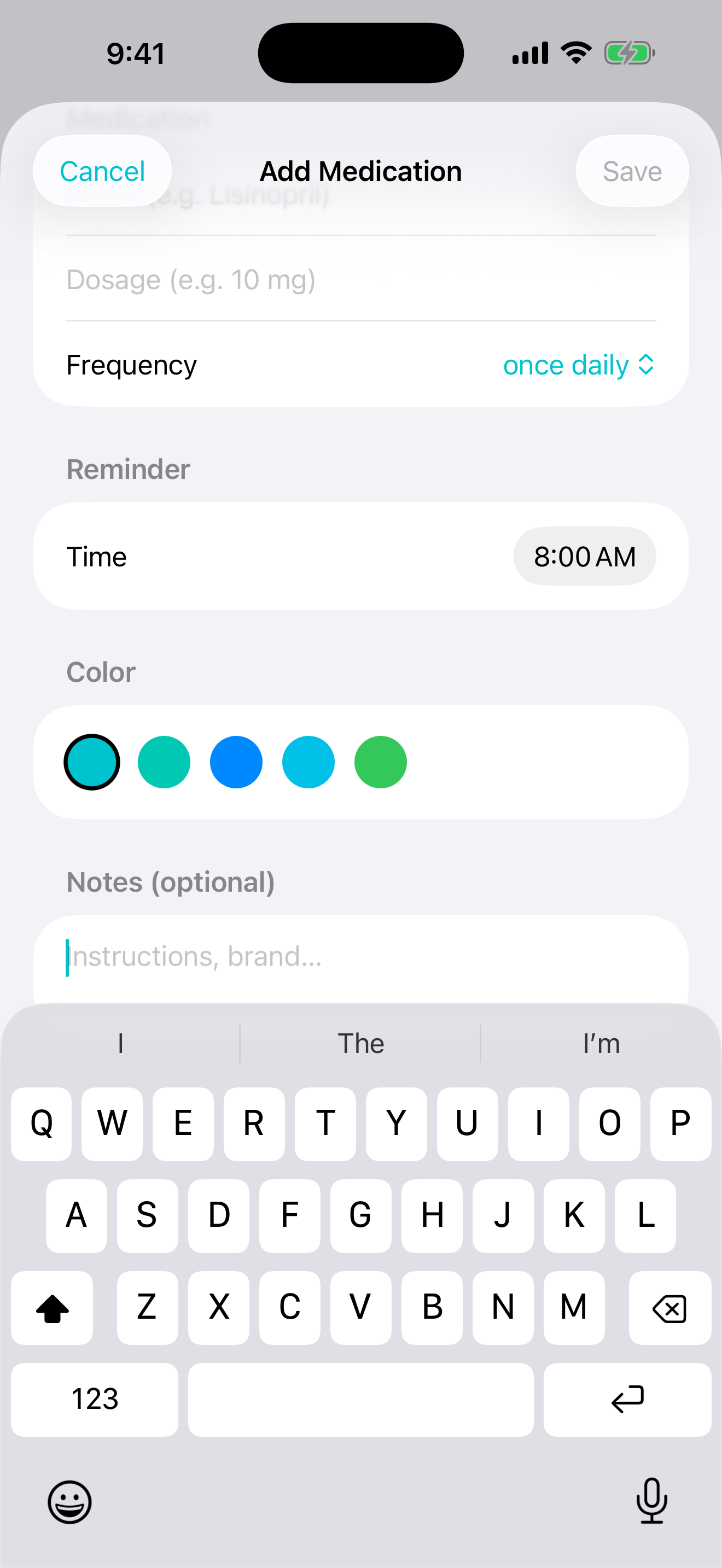MedLog Medication Diary screenshot 3