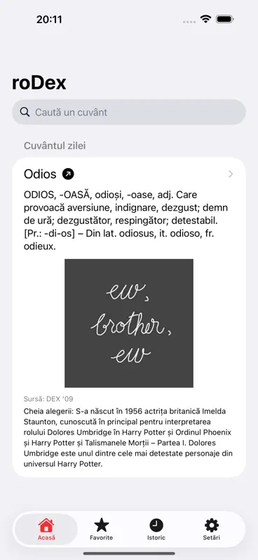 roDex - Dicționar screenshot 7 of 9