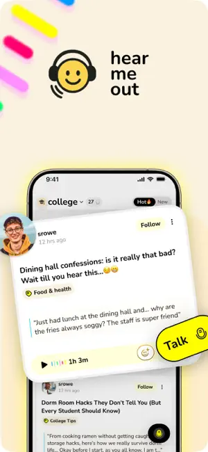 Hear Me Out - Social Audio screenshot 1