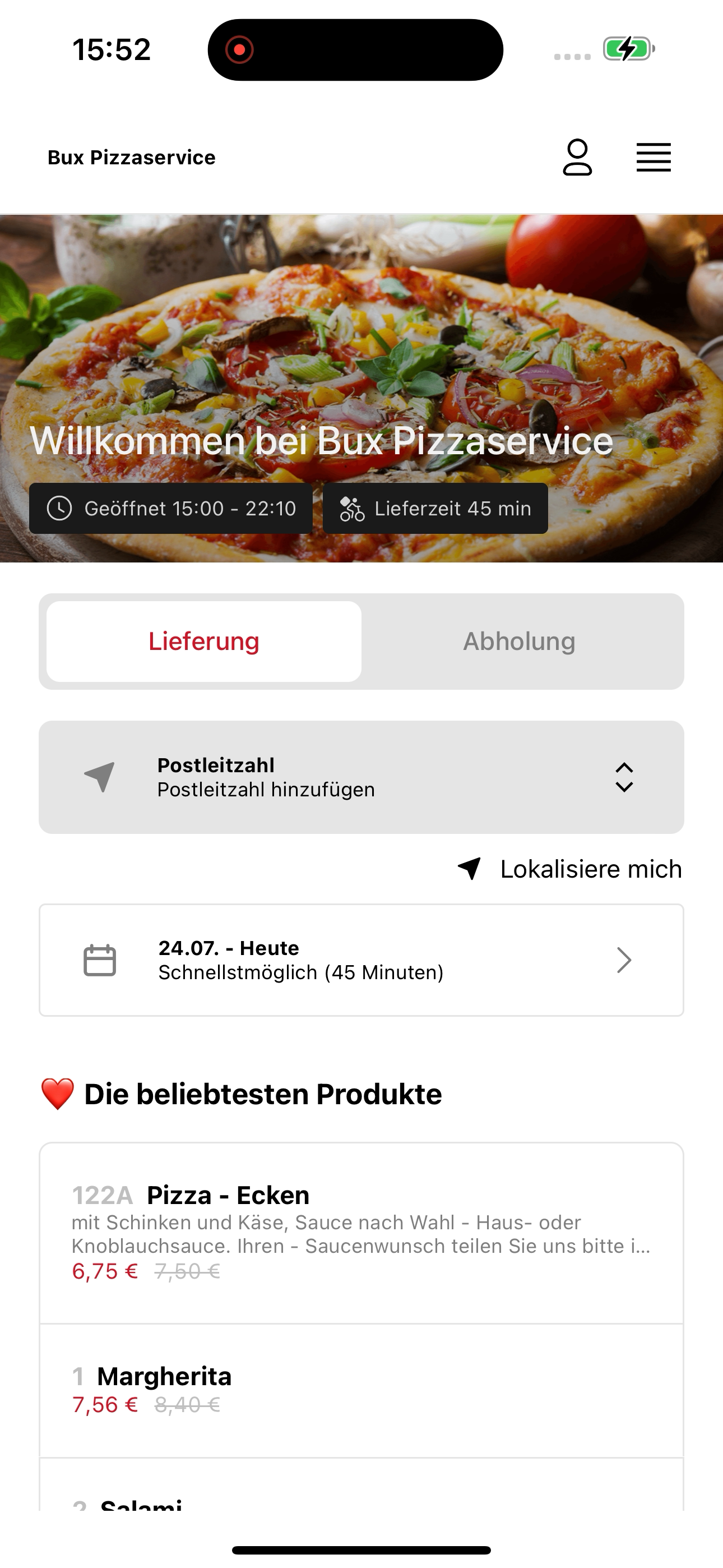 Bux Pizzaservice screenshot 6
