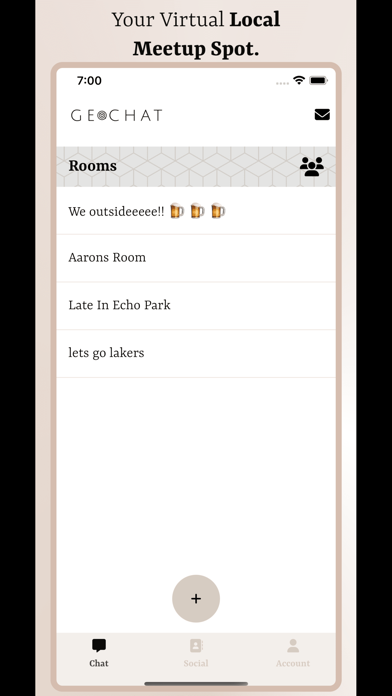 Geochat - Chat with Neighbors Screenshot