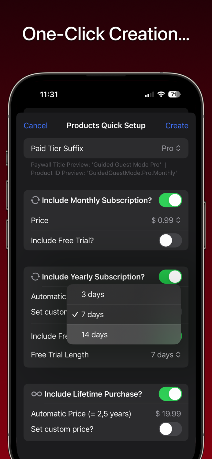 FreemiumKit In-App Purchases