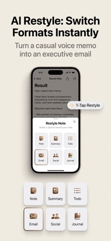 AI Voice Notes & Transcriber Screenshot 6 of 8