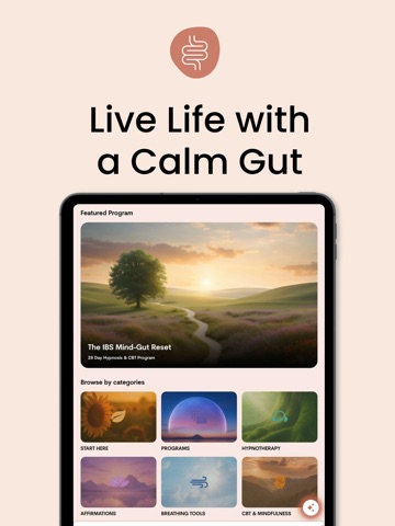 The Calm Gut: IBS Hypnotherapy iPad screenshot