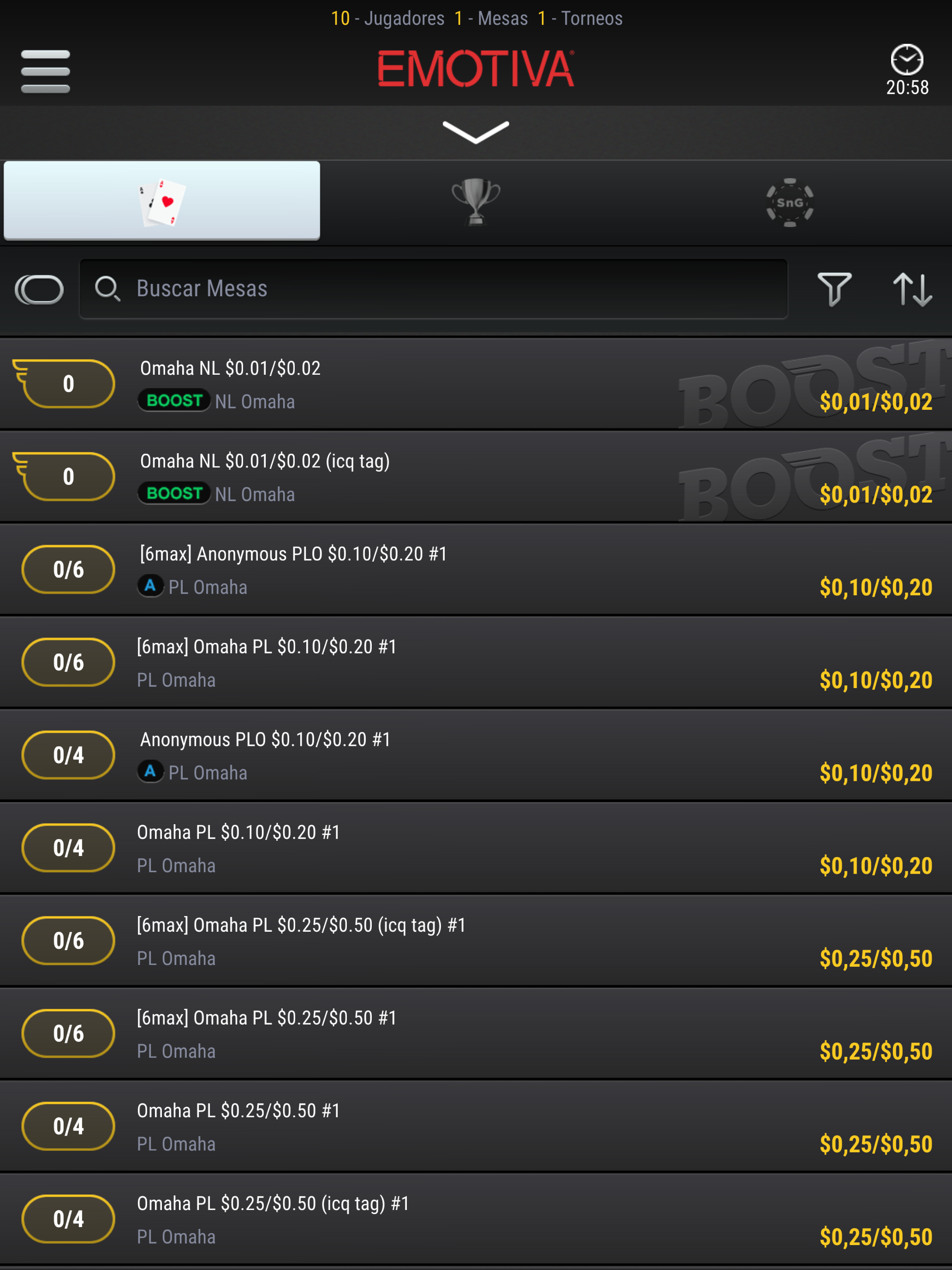 Aconcagua Poker Spain screenshot 5
