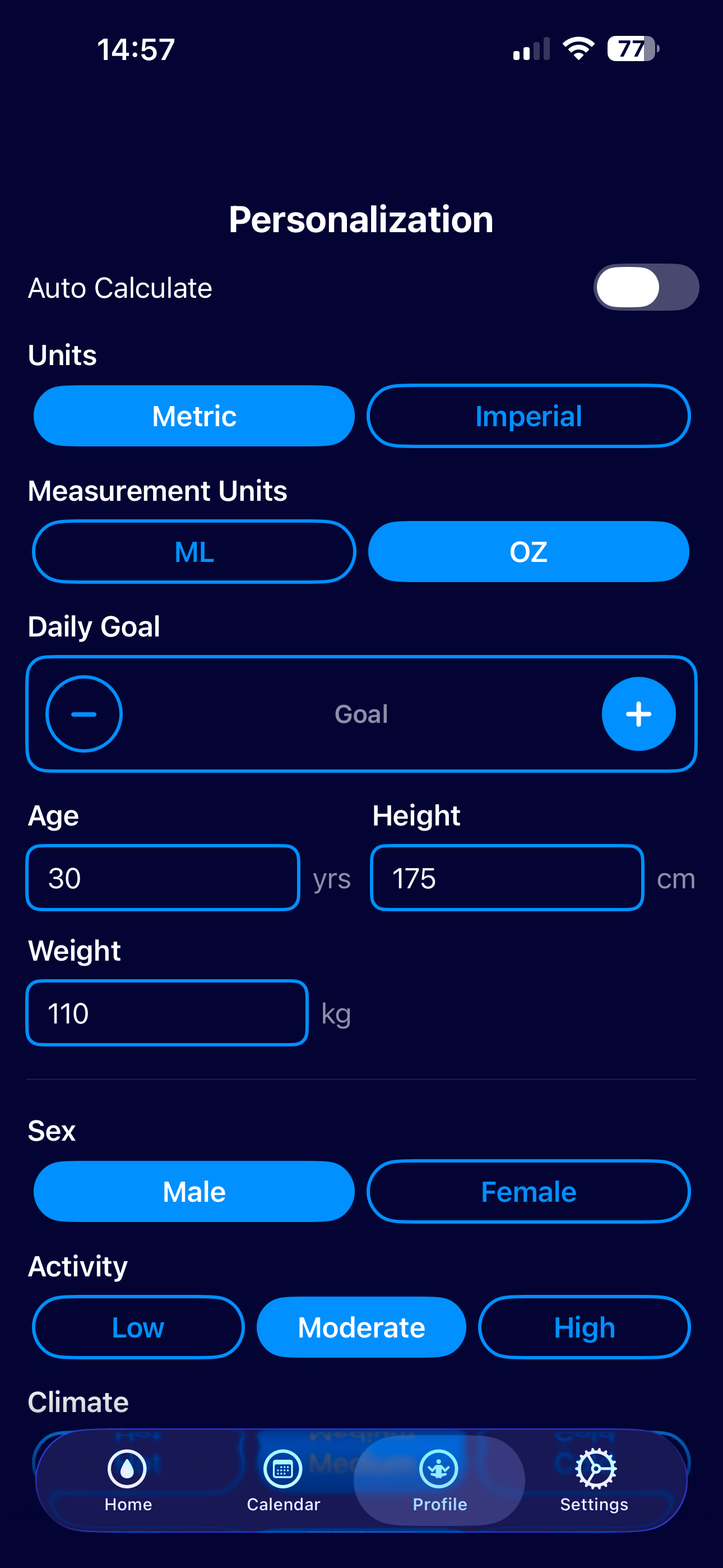 WaterTotter: Water Tracker screenshot 4