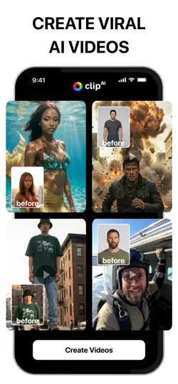 Clip AI: Photo Video Generator iPhone Ekran Görüntüsü 1
