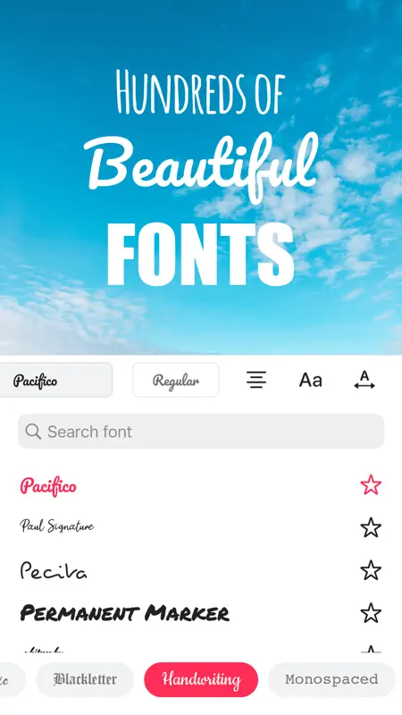 TextArt - Text on Photo Editor screenshot 3 of 8