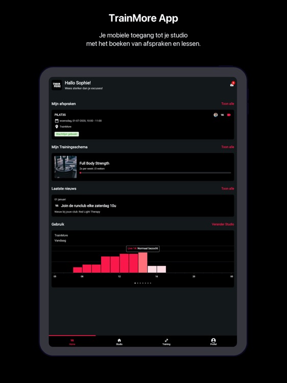 TrainMore - Connect to gym