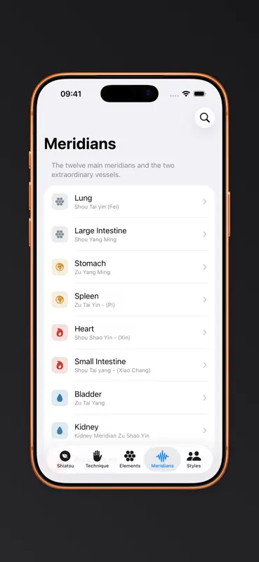 Shiatsu: Meridians & Points screenshot 5 of 6