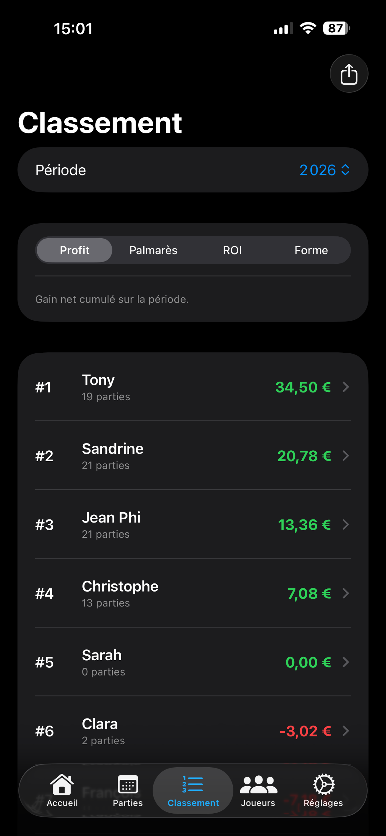 PokerCave — Suivi Poker screenshot 5