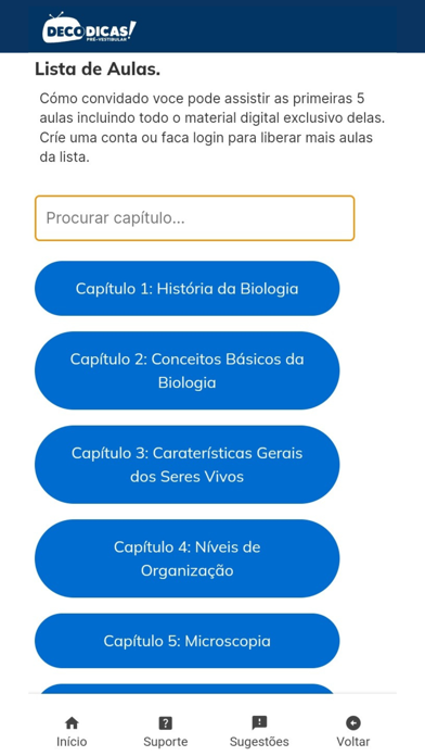Biologia Dicas Enem e Medicina Screenshot