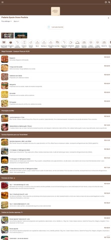 Padaria Spazio Grano Paulista iPhone screenshot